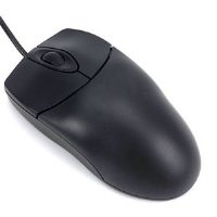 Unbranded MiscoSaver Optical Mouse Black PS2