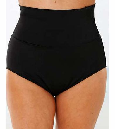 Maxi briefs with a high waist that can be varied as needed. The wide upper part can be worn up, folded down or rolled down. Miss Mary of Sweden Bikini Brief Features: Lined front that flattens the tummy Lined gusset Washable 82% Polyamide, 18% Elasta