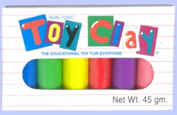 A little pack of reusable soft modelling clay in bright, fun colours