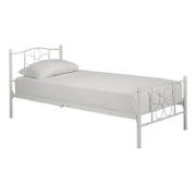 Unbranded Molly Metal Bed, White