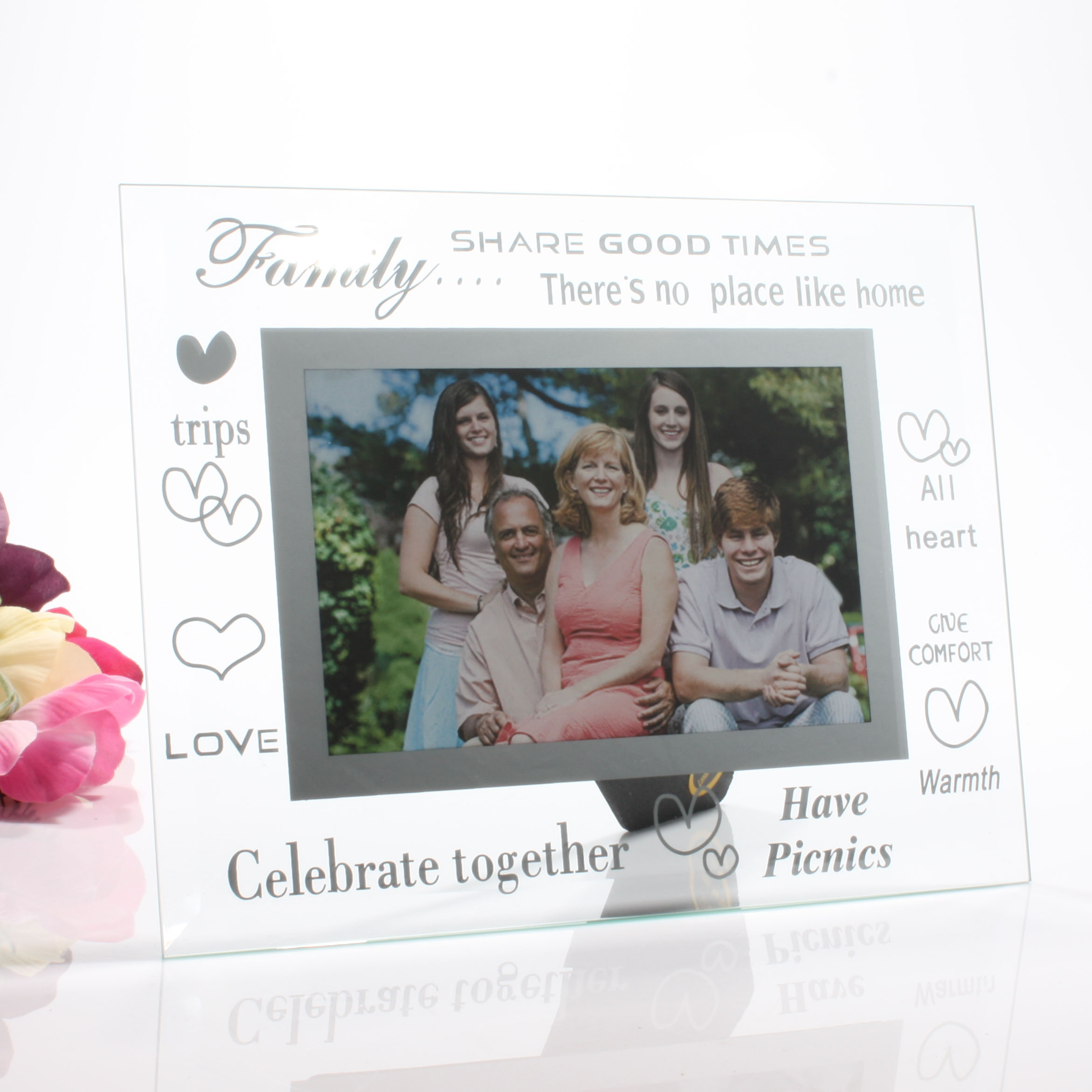 Unbranded Moments Family Glass Frame
