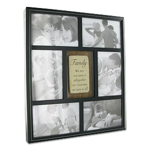 Unbranded Moments Family Tile Six Photo Frame