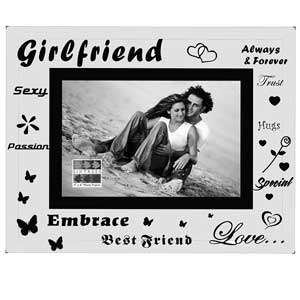 Unbranded Moments Glass Girlfriend 6 x 4 Photo Frame
