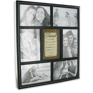 Unbranded Moments Six Picture Friends Tile Photo Frame