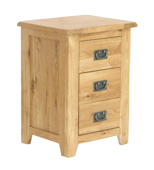 Unbranded Mon Chique Distressed 3 Drawer Bedside Cabinet