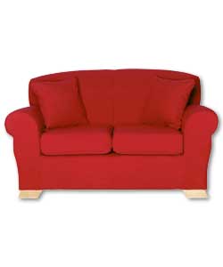 Monza Red 2 Seater Sofa