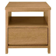 Unbranded Monzora 1 drawer Side Table, Oak Effect