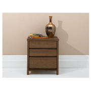 Unbranded Monzora Bedside Chest, Dark Oak