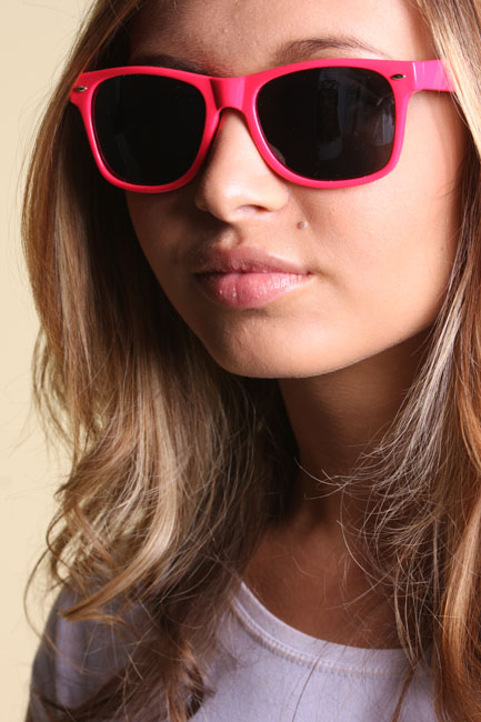 Unbranded Moraq Pink 80` Style Sunglasses