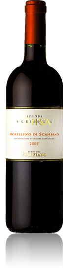DOC Morellino di Scansano is an up-and-coming appellation in Southern Tuscany that produces 100 Sang