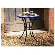 Unbranded Morocco Table, Blue Mosaic
