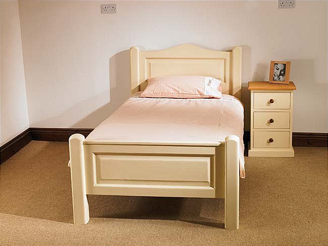 Unbranded Mottisfont Painted Single Bed (Green)