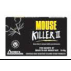 Unbranded Mouse Killer Ii Sachets Box of 5 Sachets (x10)