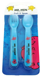 Baby Feeding Products - Mr Messy Fork & Spoon Set