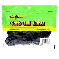 Mr Twister Curly Tail Grubs - 3`` Chartreuse /