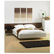 Unbranded Mugello King Bed Frame With Pine Slats, White