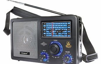 Youll never be stuck for entertainment with this 7-band radio. As well as the usual MW and FM stations, you can enjoy cricket and parliamentary debate on Long Wave, and listen to broadcasts from all over the world via the two Short Wave bands. It ev