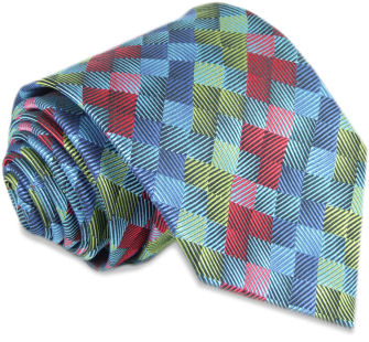 Unbranded Multi-Coloured Check Tie