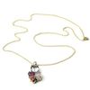 9ct gold pendant featuring Pink Amethyst, Rose Quartz, Pink Mystic Topaz and Roseberry Mystic stones