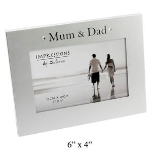 Unbranded Mum and Dad 6 x 4 Photo Frame