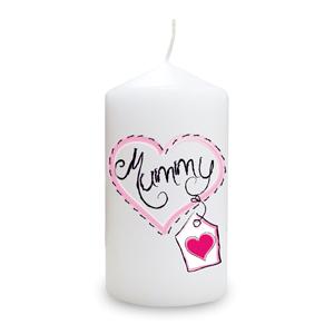 Unbranded Mummy Heart Stitch Candle