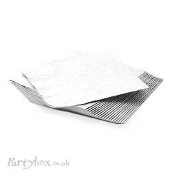 Quality white, 2-ply napkins in a bumper pack of 1