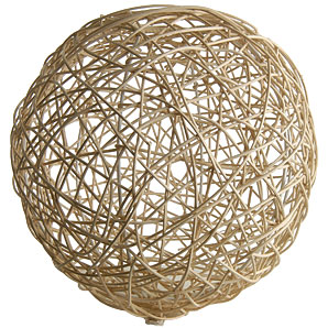 Natural Rattan Ball Pendant