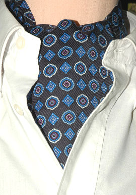 Unbranded Navy Circle Square Casual Cravat