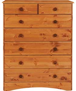 Unbranded New Aviemore 5 2 Drawer Chest - Pine
