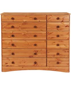 Unbranded New Aviemore 6 6 Drawer Chest - Pine