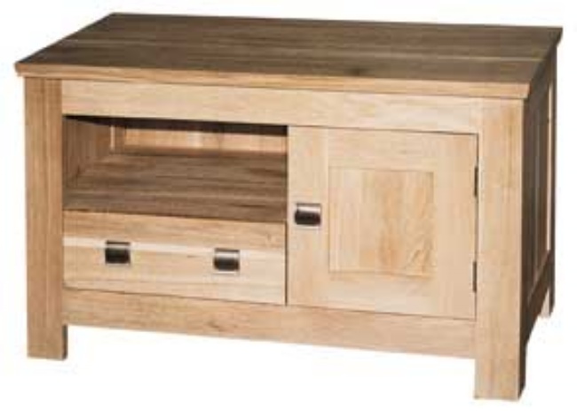 Unbranded New Court Solid Oak TV/DVD Cabinet 1 Door 1 Drawer