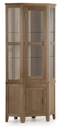 Unbranded New England - Ash Tall Corner Glazed Display