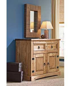 New Mexico Solid Pine 2 Door Sideboard with 2 Drawers