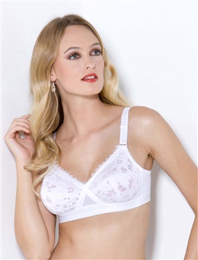 Unbranded New: non-wired Cross-Your-Heart bra from
