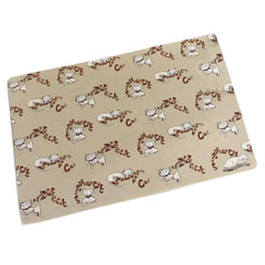 Made from PVC, this cat food mat is ideal for keeping your cat’s food area hygienic, as the mats a