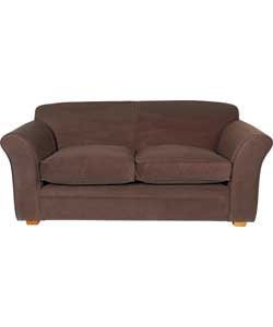 Unbranded New Shannon Fabric Sofa Bed - Chocolate