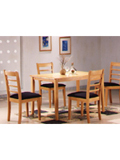 The Newport Dining Set islovely  populardining set and great value too! The wooden beechtable comes