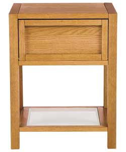 Unbranded Niagara Bedside Cabinet - Oak