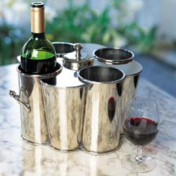 Glamorous or what! This new look rustic wine coole