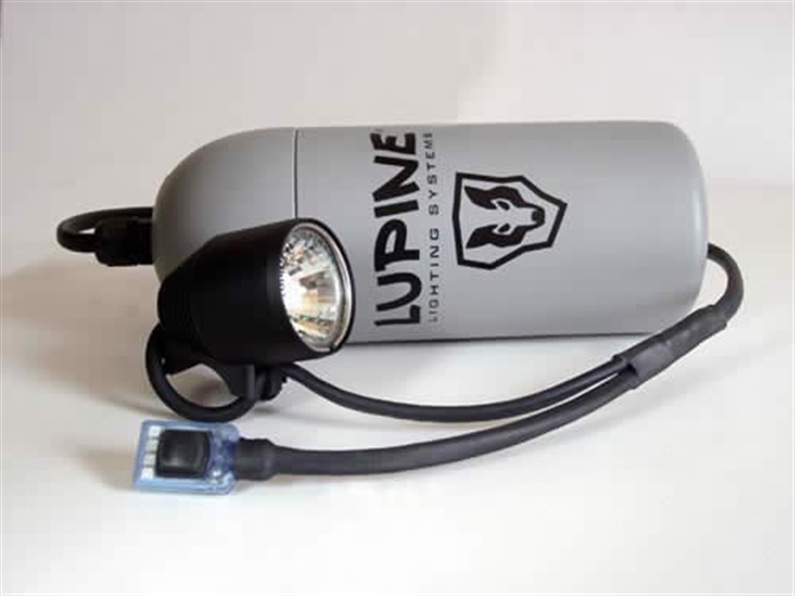 THE BENCHMARK MOUNTAIN BIKE LIGHTING SYSTEM, LUPINE’S NIGHTMARE PRO FEATURES A 9.0AH LI-ION