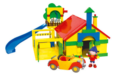 Unbranded Noddy` Slide and Go Playset