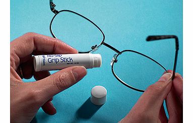 Eliminate the irritating problem of glasses that keep slipping down your nose. Apply a little of this amazing formula onto the nose pads or ear pieces to create an invisible grippy film that makes all types of specs stay in place  even when youre h