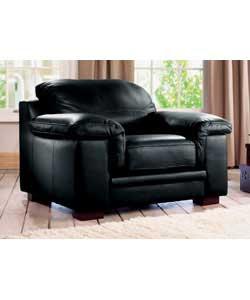 Nuovo Pelle Adina Leather Chair - Black