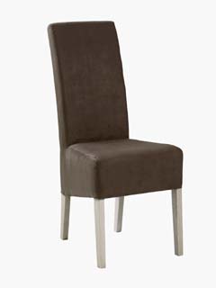 Brown Microfibre Chair to accompany the Oak Dining Tables