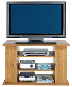Oak Framed TV Video Entertainment Unit