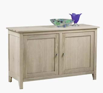 Oak Low Storage Unit