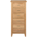 Oakleigh oak 6 drawer wellington chest furniture