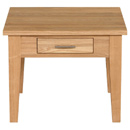 Oakleigh oak small coffee table with 1 drawer