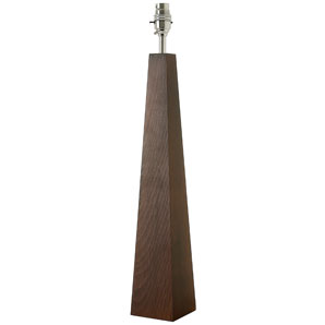 Obelisk Lamp Base- Dark Oak