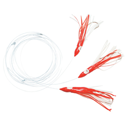 Unbranded Octopus Trolling Leader - red/white